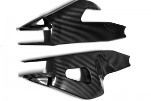 Swing-arm covers - pair - Aprilia RSV4/R 2021+ , Tuono V4 R 2021+ - CARBON - TWILL Glossy