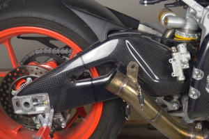 Aprilia RSV4/R RR RF 2009-2020 , Tuono V4 2011-2020 - CARBON Kryty zadní vidlice - pár 