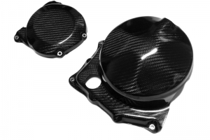 Aprilia RSV4/R RR RF Factory 2009-2020, Tuono V4 2011-2020 - Engine cover - Set- CARBON  TWILL GLOSSY