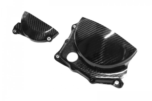 Aprilia RSV4/R RR RF Factory 2009-2020, Tuono V4 2011-2020 - Engine cover - Set WSBK - CARBON  TWILL GLOSSY