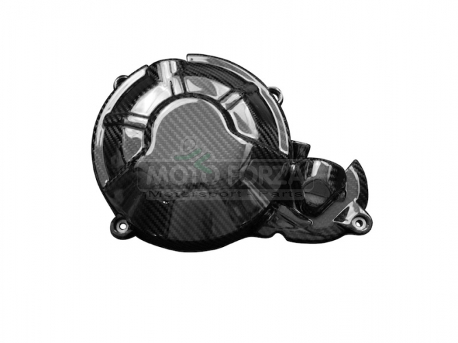 Aprilia RS 660 2021+- , Tuono 660 2021+ - Clutch cover - CARBON TWILL GLOSSY