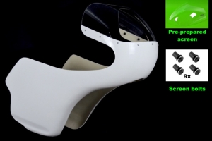 Benelli 350,500cc (250cc) - Fairing - SET with screen windshield, GRP