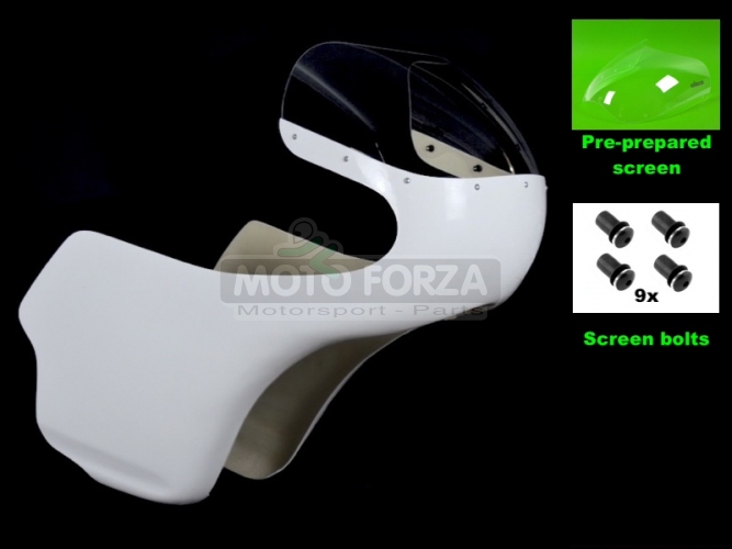 Benelli 350,500cc (250cc) - Fairing - SET with screen windshield, GRP