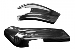 CARBON Twill - glossy - Swing-arm covers - pair BMW S1000RR 09-18 / R 12-14