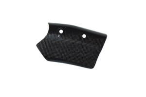 Ducati 848,1098,1198 2008-2011 Mid pipe shield small CARBON - plain glossy