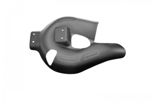 Ducati 959 Panigale - Exhaust Manifold cover CARBON Plain Matte