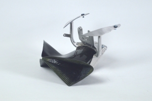 Ducati 955 Panigale V2 2020-2024 Front Bracket Racing with GRP black - Airduct Motoforza - SET