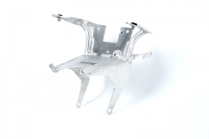 Front Bracket Racing Ducati V4 panigale - silver