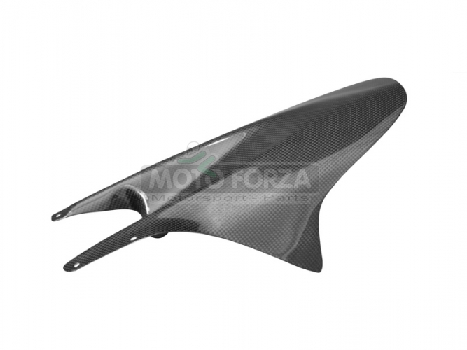 Ducati 1198,1098,848 2008-2011 Rear fender (Hugger) version 2 - CARBON plain Glossy