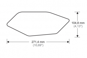 20095W/N - Ochranná folie - Stomp grids - Tank pads - Pár