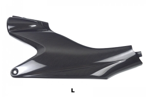 Honda Hornet 600F Side panel - Left CARBON - plain glossy