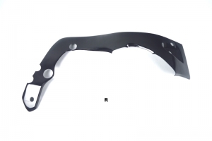 Honda CBR 600 RR 2021-2025 Frame cover - Right - version 2 - Shorter - for easier installation. - GRP coloured black