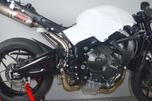 Honda CBR 600 RR 2021-2025 Frame cover - Right - version 2 - Shorter - for easier installation. - GRP coloured black