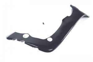 Honda CBR 600 RR 2021-2025 Frame cover - Left - version 2 - Shorter - for easier installation - GRP coloured black