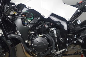 Honda CBR 600 RR 2021-2025 Frame cover - Left - version 2 - Shorter - for easier installation - GRP coloured black