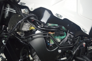 Honda CBR 600 RR 2021-2025 Frame cover - Left - version 2 - Shorter - for easier installation - GRP coloured black