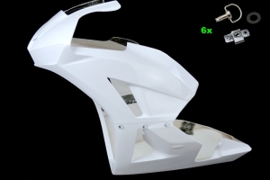 Honda CBR 600RR 2013- Front fairing Racing - incl. DZUS Quick fasteners SET, GRP-fibreglas