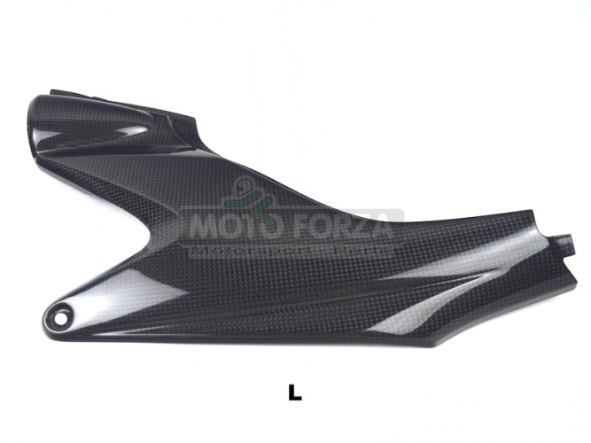 Honda Hornet 600F Side panel - Left CARBON - plain glossy