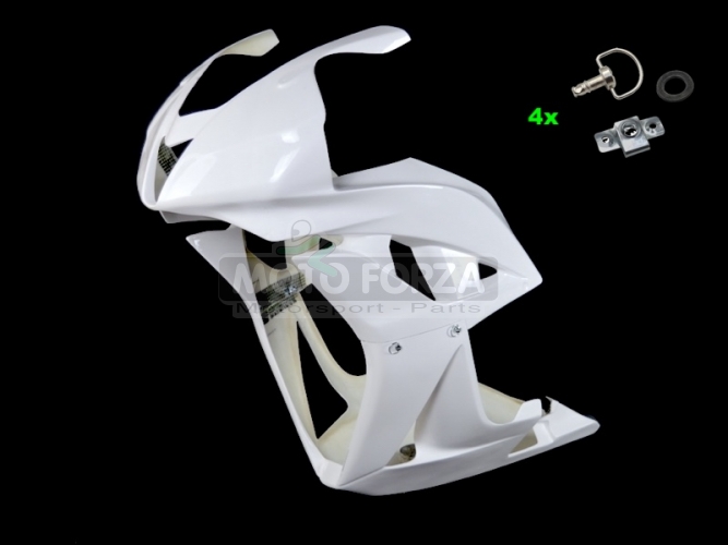 Honda CBR 600R 2007-2008 Front fairing Racing - incl. DZUS Quick fasteners SET, GRP-fibreglas