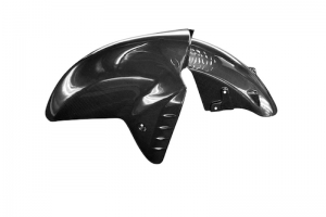 Kawasaki ZZR 1400 (ZX-14/ZX-14R) 2006-2015 - Front fender - CARBON - Plain - glossy