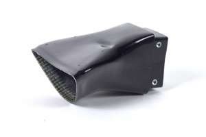 Kawasaki ZX6 09-12 Airduct, GRP fiberglass coloured black