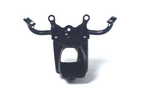 Kawasaki ZX-10R Ninja 2021-2024 Front Bracket Racing with GRP black Airduct racing - SET, ALU Black