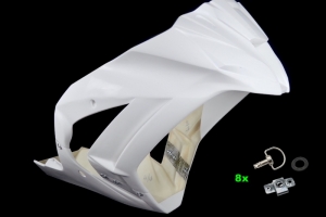 Kawasaki ZX10 2011-2015 -Front fairing Racing, GRP