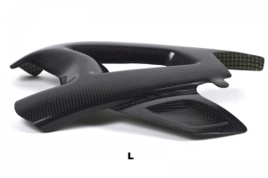 Kawasaki ZX-10R Ninja 2011-2015  Swing-arm cover L CARBON incl. shark guard