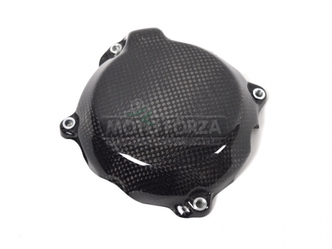 Ignition cover TECH RACE Kawasaki ZX10R 2011-2016 carbon plain glossy