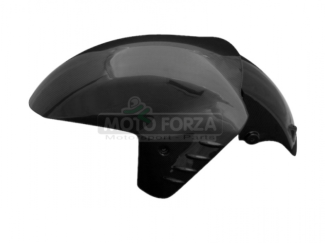 Kawasaki ZZR 1400 (ZX-14/ZX-14R) 2006-2015 - Front fender - CARBON - Plain - glossy