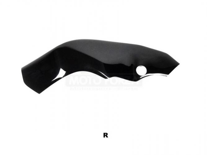 Kawasaki ZX10R 2004-2005 Frame cover - Right. GRP coloured black