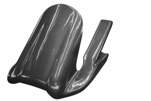 Suzuki GSX-R 600,750 2004-2005 Rear fender (Hugger) with chain cover - CARBON PLAIN GLOSSY