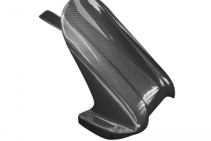 Suzuki GSX-R 600,750 2004-2005 Rear fender (Hugger) with chain cover - CARBON PLAIN GLOSSY