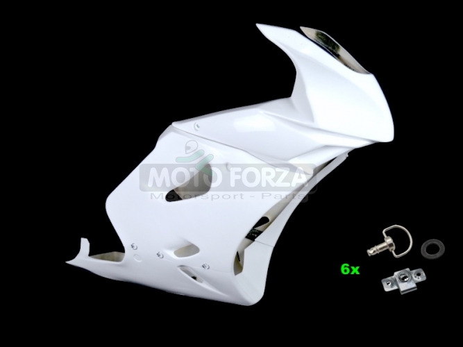 Suzuki SV 650 2003-2015 Front fairing Racing incl. DZUS Quick fasteners SET, GRP fibreglass