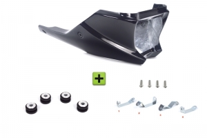 Bellypan  SET - Triumph 1050 Speed Triple 2011-2015 - GRP-coloured black