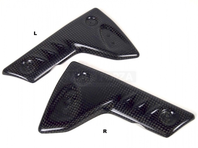 Radiator covers - pair CARBON Triumph 1050 Speed Triple 2005-2008
