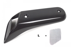 Air-intake cover - air scoop L CARBON - plain glossy - Yamaha MT01 03-09