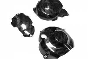 Yamaha YZF R-6 - 2006-2016 - Engine covers - set- CARBON twill glossy