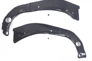 Yamaha YZF R-6 2006-2016 - Frame covers - Pair - CARBON Plain Glossy