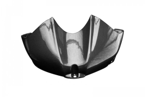 Yamaha YZF R-6 2006-2007 Tank cover - front - CARBON plain glossy