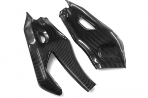 Yamaha YZF R1 2015-2019, 2020-2024 - Swing-arm covers - pair - CARBON Twill Glossy