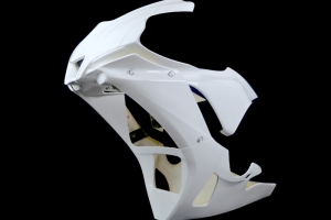 Yamaha YZF R1 2020- Front fairing Racing incl. DZUS Quick fasteners SET, GRP-fibreglass