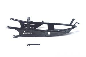 Rear subframe - ALU black - Yamaha R6 2008-16 conversion on R6 17+ for Motoforza Race seat closed