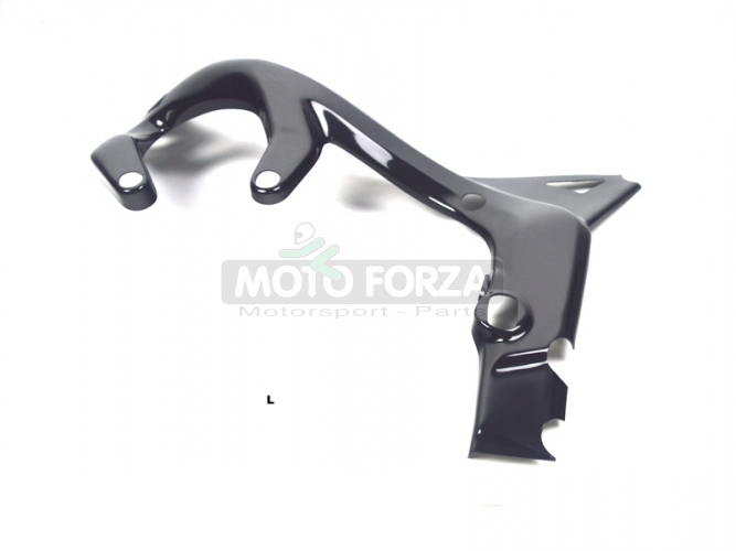 Frame cover - Left Yamaha FZ6 2004-  GRP coloured black