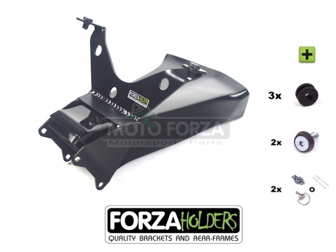 Yamaha YZF R6 2006-2008-2016- CONVERSION 2017 - Front Bracket with airduct - SET - FORZA HOLDERS  