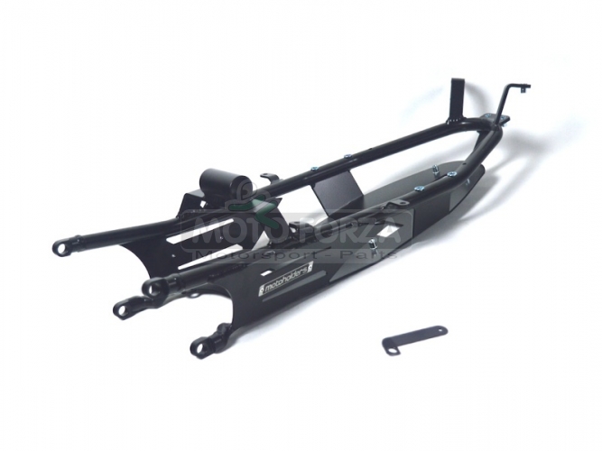 Rear subframe - ALU black - Yamaha R6 2008-16 conversion on R6 17+ for Motoforza Race seat closed