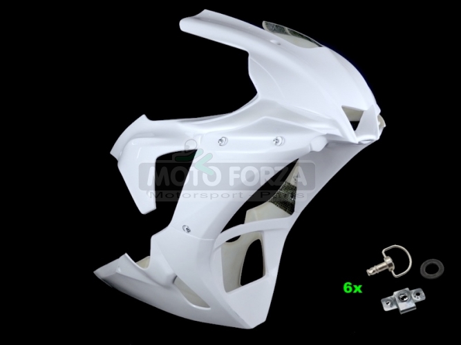 Yamaha YZF R1 2015-2019 Front fairing Racing incl. DZUS Quick fasteners SET - CONVERSION KIT R1 2020